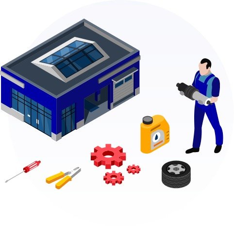 برنامج إدارة متاجر قطع غيار السيارات