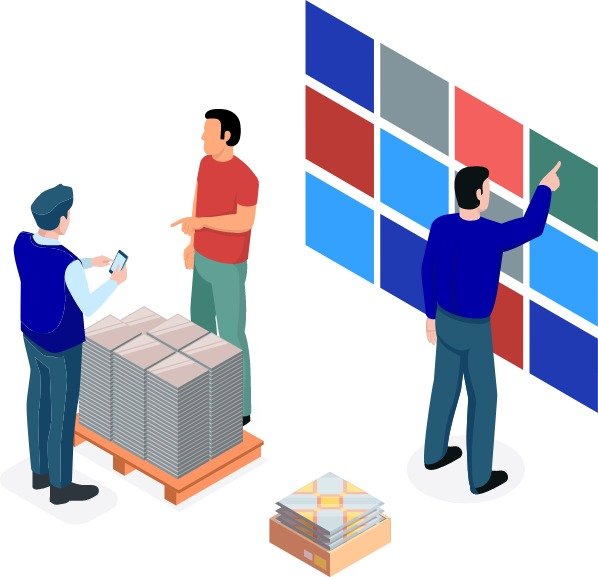برنامج إدارة مخازن السيراميك