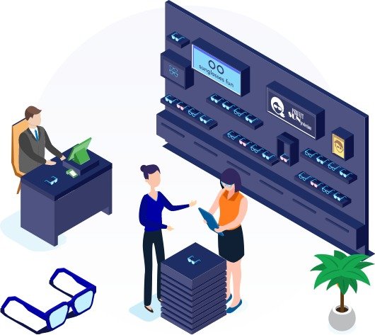 برنامج إدارة محلات النظارات والبصريات